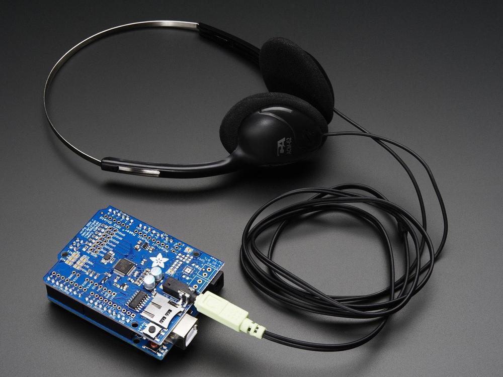 Adafruit "Music Maker" MP3- shield voor Arduino (MP3 / Ogg / WAV ...)