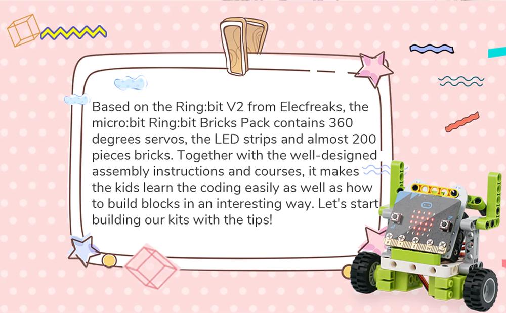 ELECFREAKS Micro:bit 6 EM 1 Anel:bit (sem Placa Micro:bit ) - Opencircuit