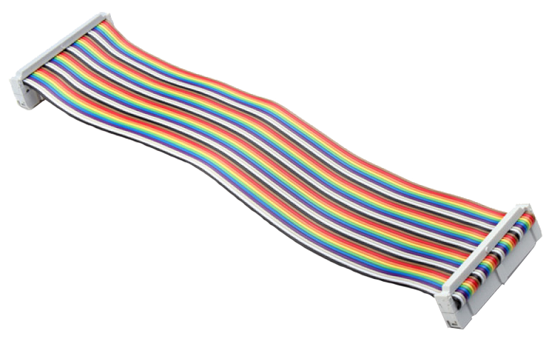 GPIO Flat cable 40P rainbow