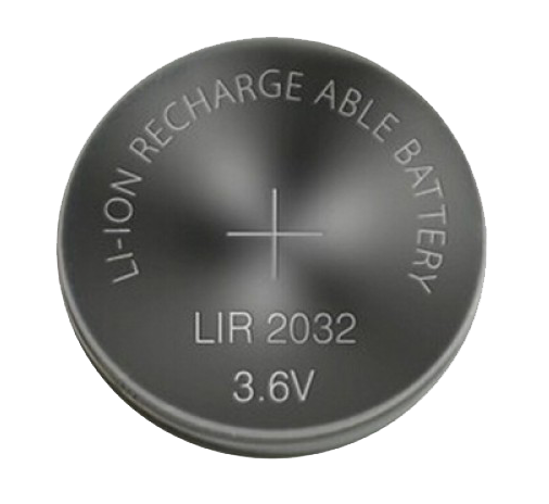 LIR2032 3,6V oplaadbare knoopcel