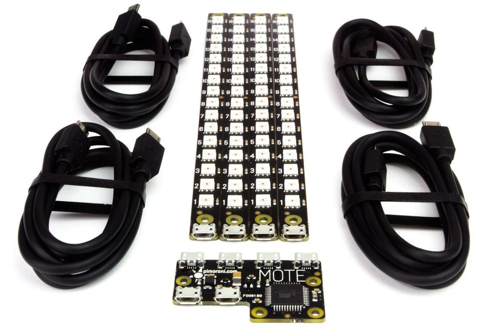 Mote - Complete Kit (Host + 4 strips + kabels)
