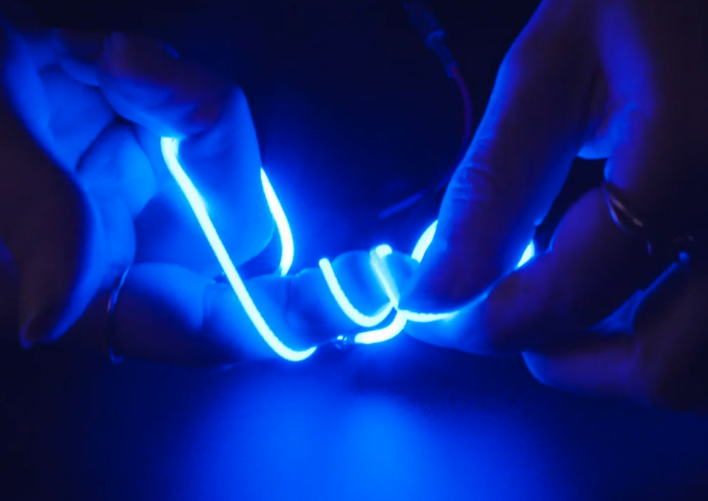 NOOds - Filamento LED Flexible - 3V - 300mm largo - Azul