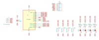 Schema van het ADW0720 Type-1 board Schema van het ADW0720 Type-1 board