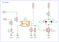 IR-sender schema IR-sender schema